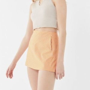 Cooperative Gingham Side-Pocket Mini Skirt XS